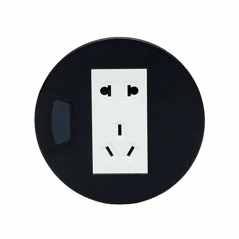 USB සමඟ සම්මන්ත්‍රණ මේස බල Grommet Socket