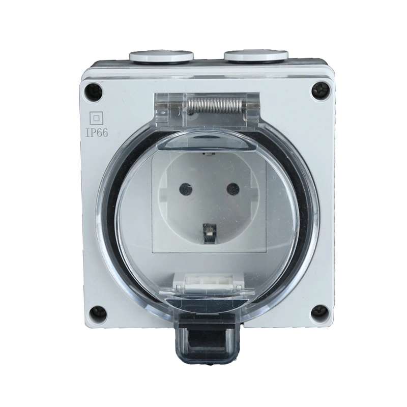 IP66 Series Surface Mounted Waterproof German Type Socket and Switch